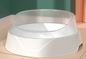 Spacious Semi-Enclosed Cat Litter Haven with Scoop