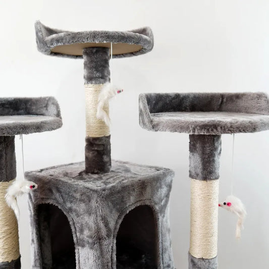 Casa y Escalador para Gatos